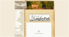 Desktop Screenshot of friendsoflangleypark.co.uk